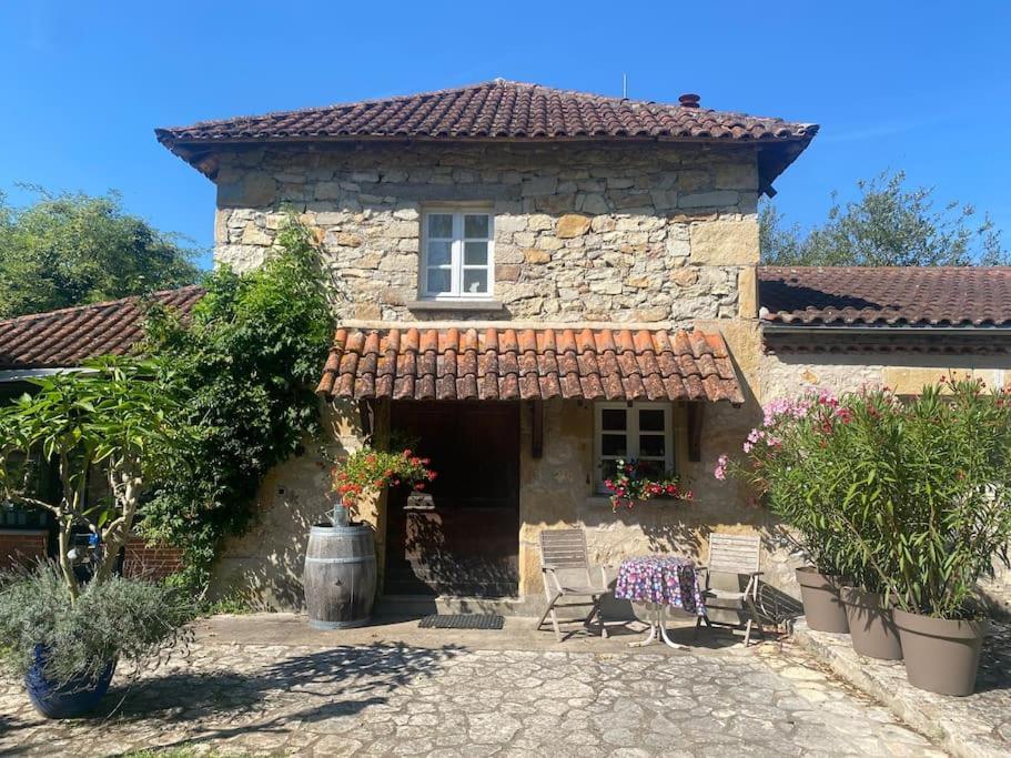 Vakantiehuis La Poire, Op Landgoed Aan De Dordogne Prudhomat Dış mekan fotoğraf