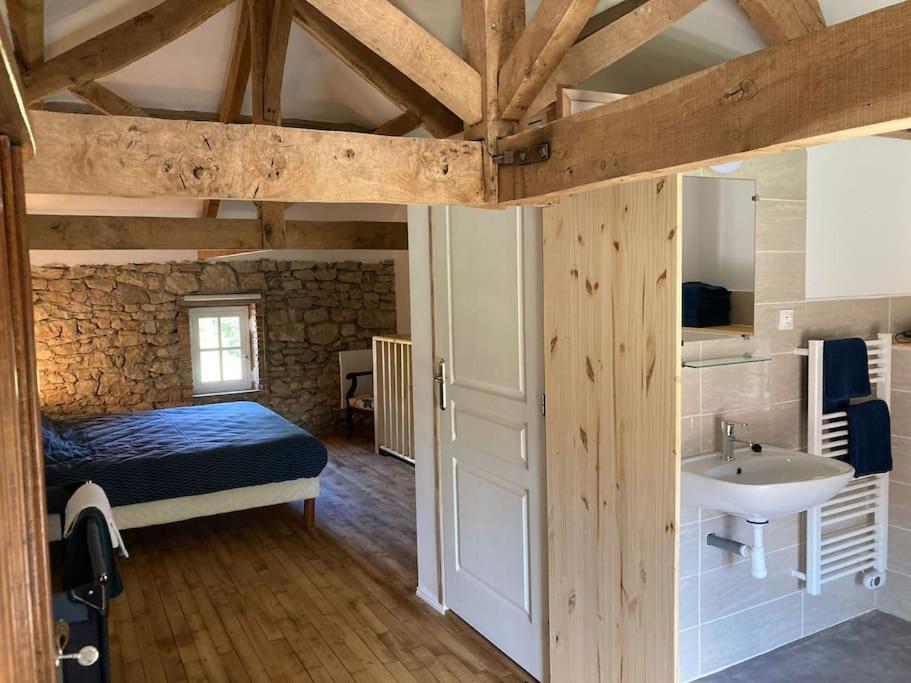 Vakantiehuis La Poire, Op Landgoed Aan De Dordogne Prudhomat Dış mekan fotoğraf