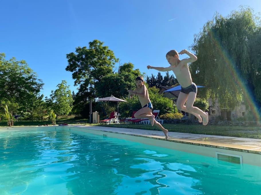 Vakantiehuis La Poire, Op Landgoed Aan De Dordogne Prudhomat Dış mekan fotoğraf