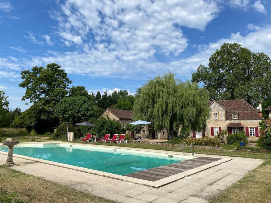 Vakantiehuis La Poire, Op Landgoed Aan De Dordogne Prudhomat Dış mekan fotoğraf